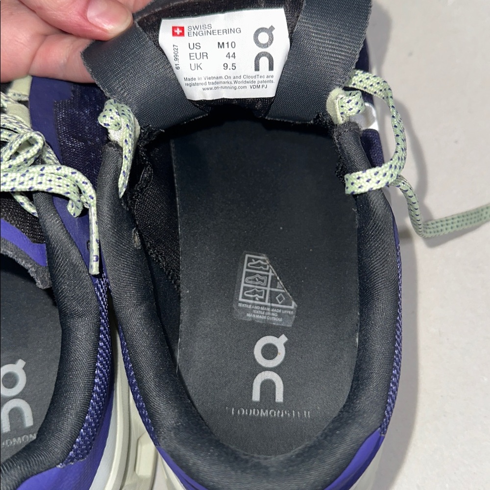 On Running Men’s Cloudmonster Acai Aloe - Picture 7 of 8
